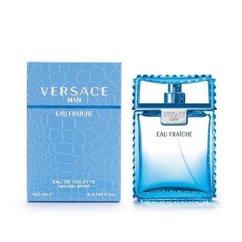 versace man fraiche eau de toilette 100ml|Versace man eau fraiche set.